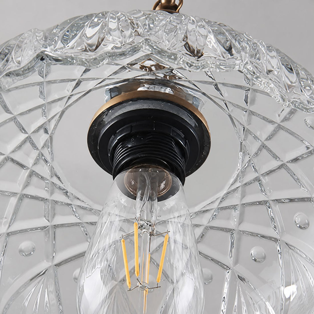 Verdoma Flower Glass Pendant Light - Vintage Floral Design for Living and Dining U01