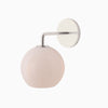 Selvion Artistic Globe Sconce Light - Handcrafted Glass Sculptural Wall Fixture