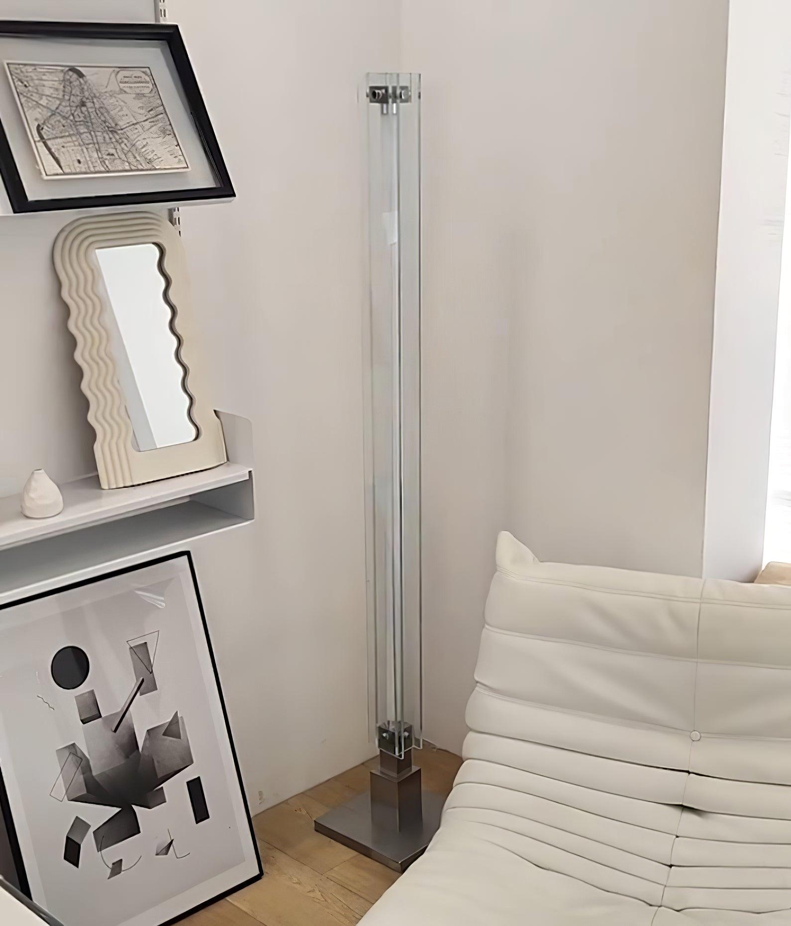 Industrial Style Minimalist Glass Floor Lamp