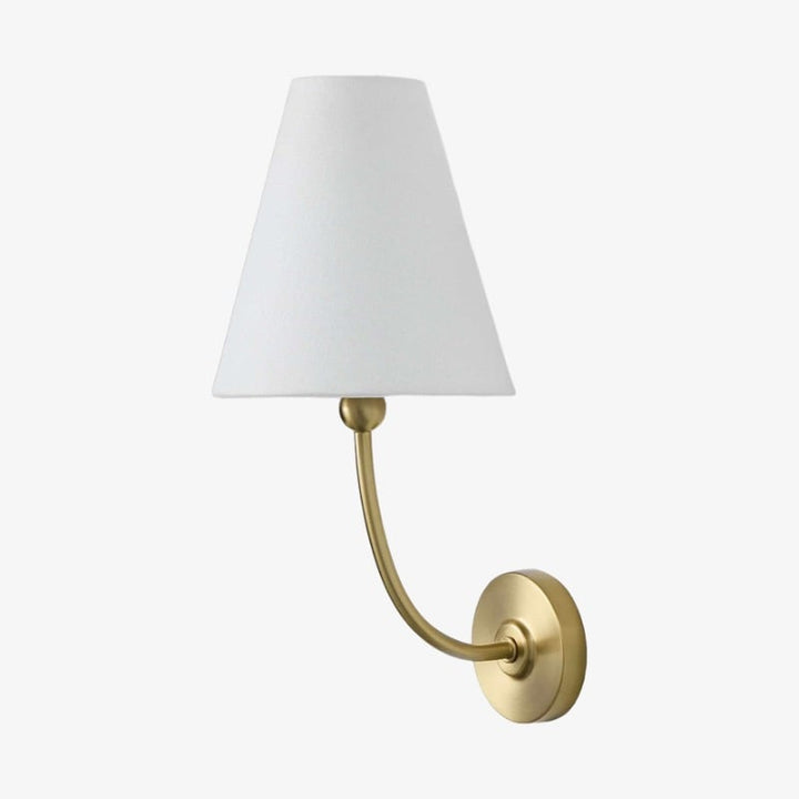 Roven Rechargeable Wall Sconce - Modern Cordless Fabric Shade for Bedroom