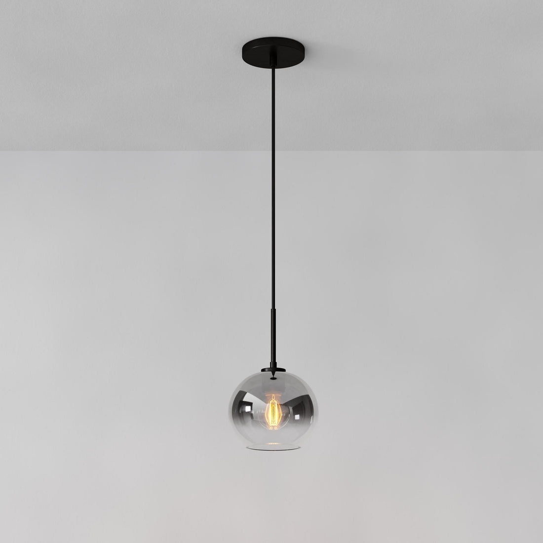 Selvion Sculptural Globe Pendant Light - Modern Glass Pendant Lamp - Sleek Design