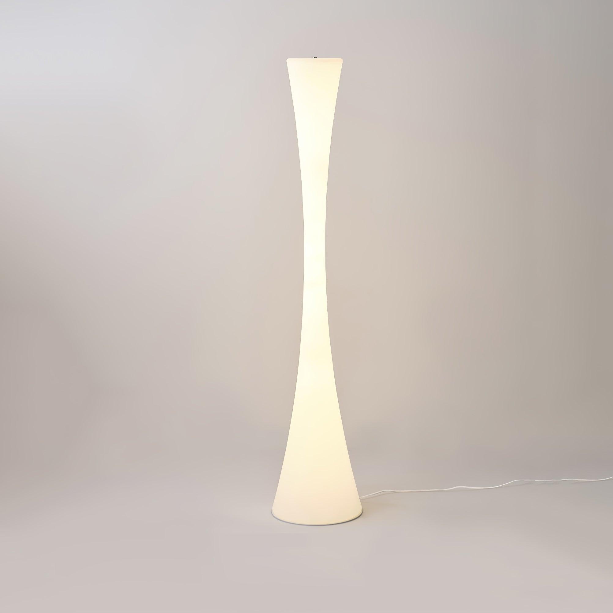 Romantic Simple White Column Floor Lamp