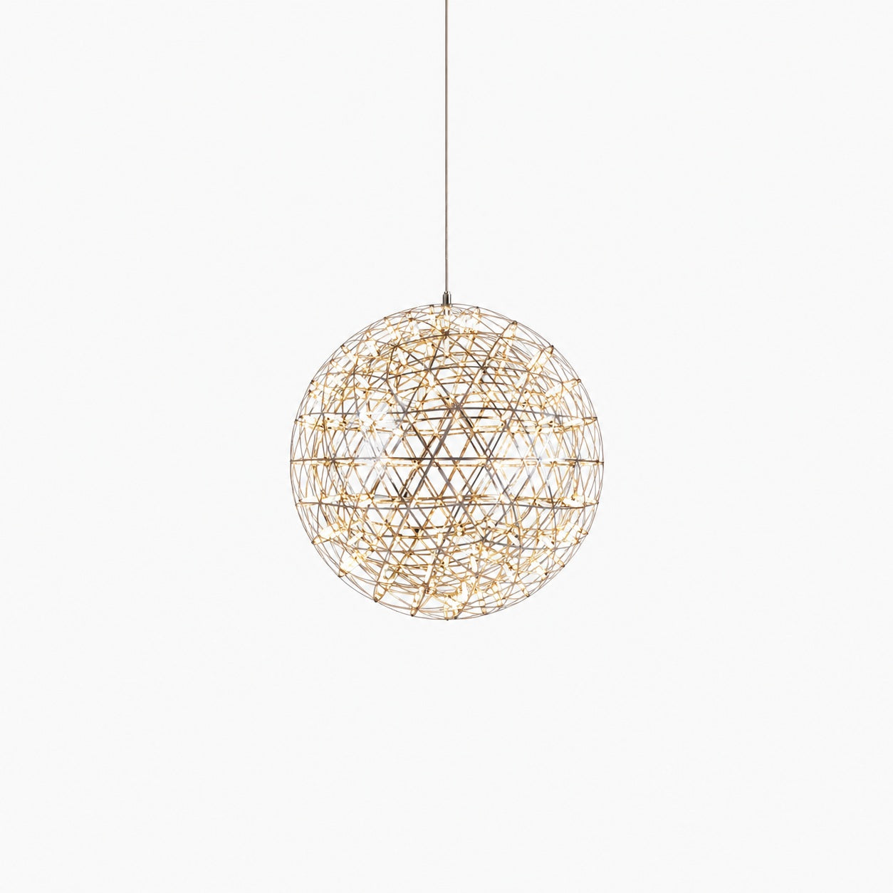 Silver Spark Ball Pendant Light