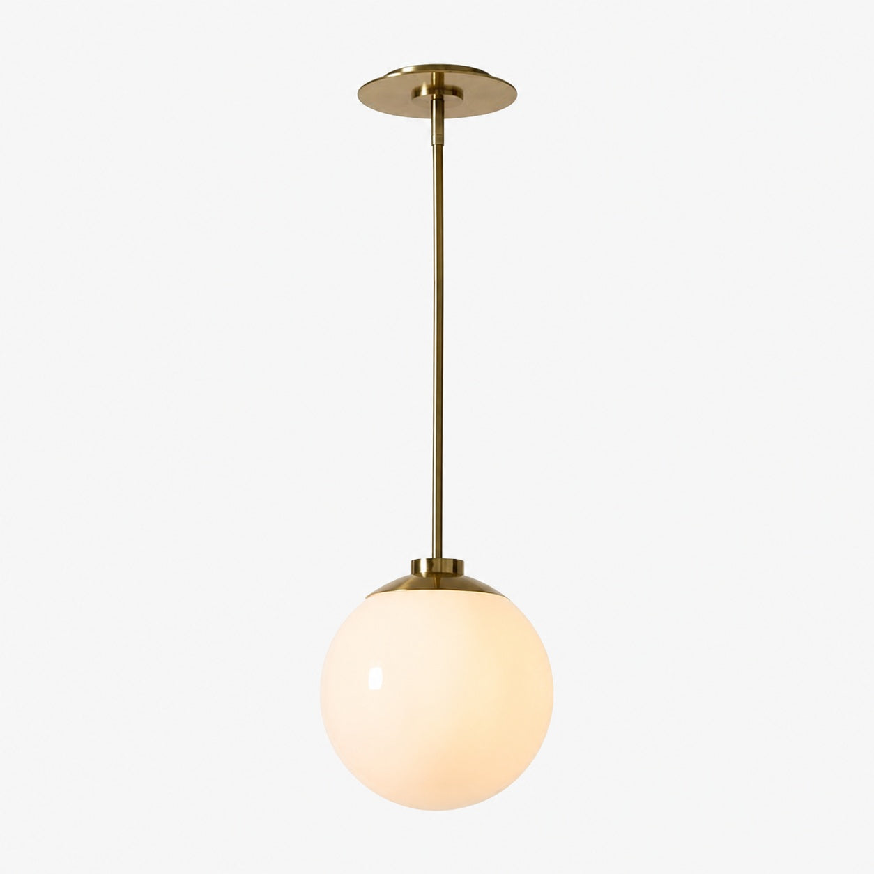 Rivolence Globe Pendant Light - Elegant Brass Lighting