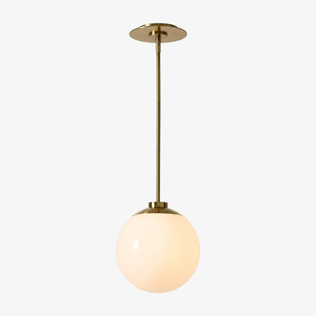 Rivolence Globe Pendant Light - Elegant Brass Lighting