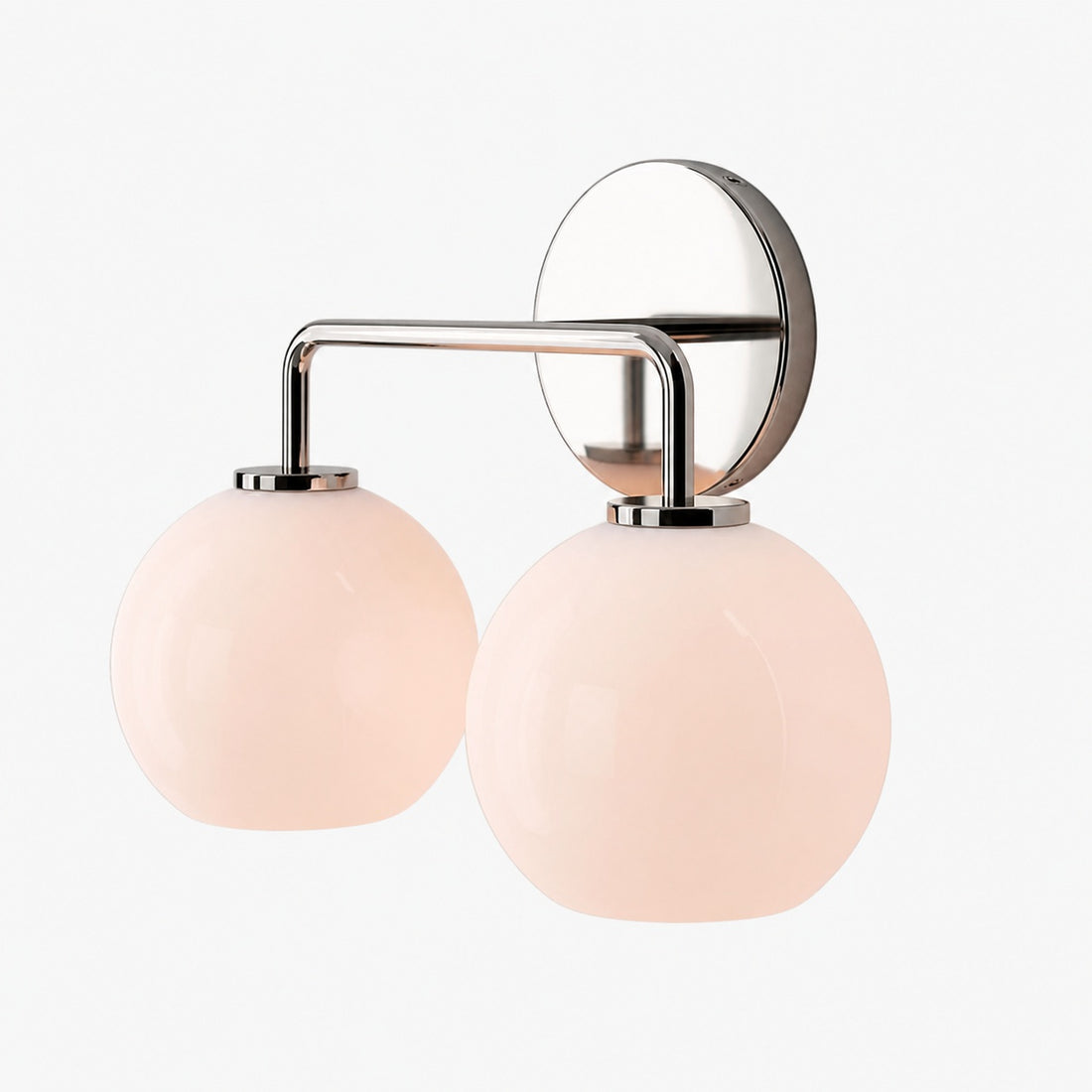 Selvion Artistic Globe Sconce Light - Handcrafted Glass Sculptural Wall Fixture