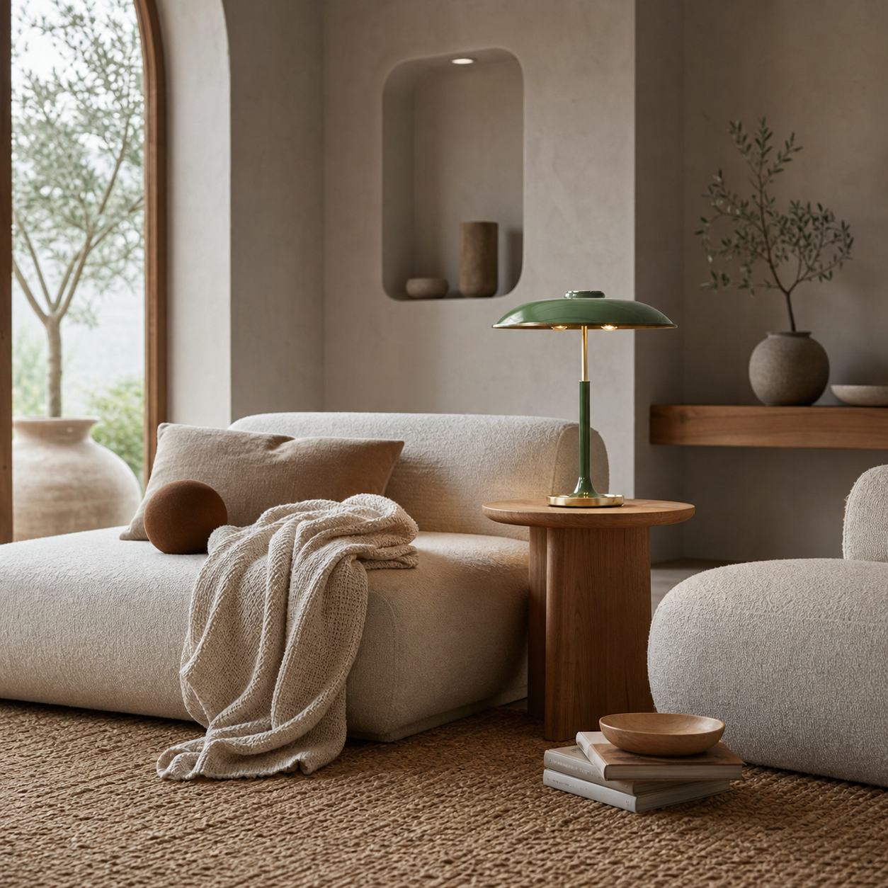Nera Table Lamp - Contemporary Designer Table Lamp with Clean Lines for Home Office