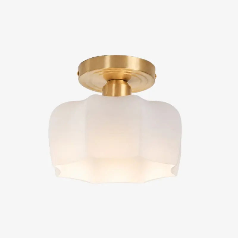 Style B brass ceiling light