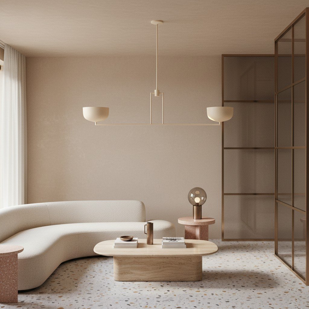 Lustrona Multi-Light Chandelier Metal Dome Shades - Streamlined Modern for Dining Room