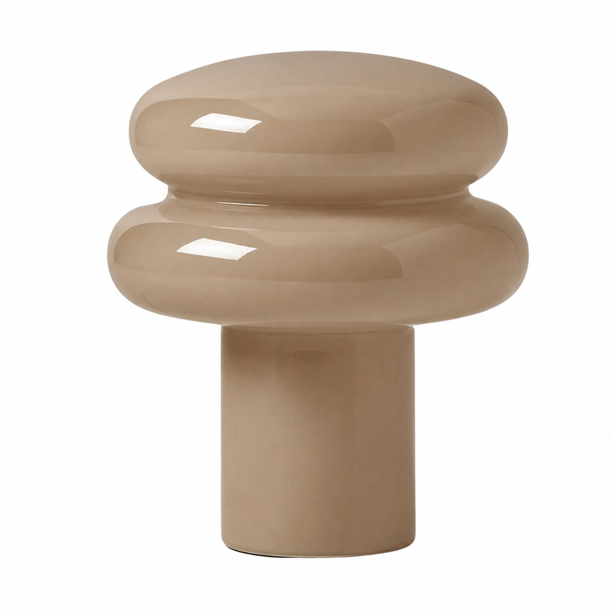 Orra Small Opal Table Lamp - Mushroom Glass Lamp for Living Room