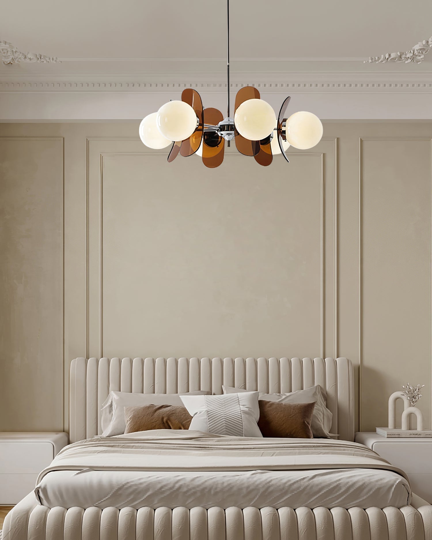 Modern Skateboard Shape Chandelier