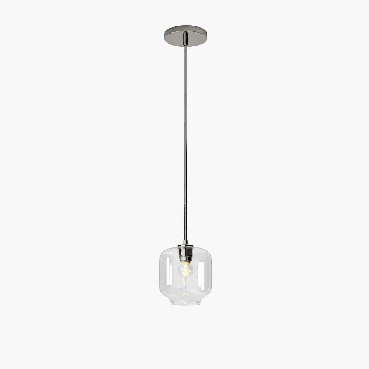 Lumivelle Pebble Pendant Light - Adjustable Glass Shade - Modern Lighting