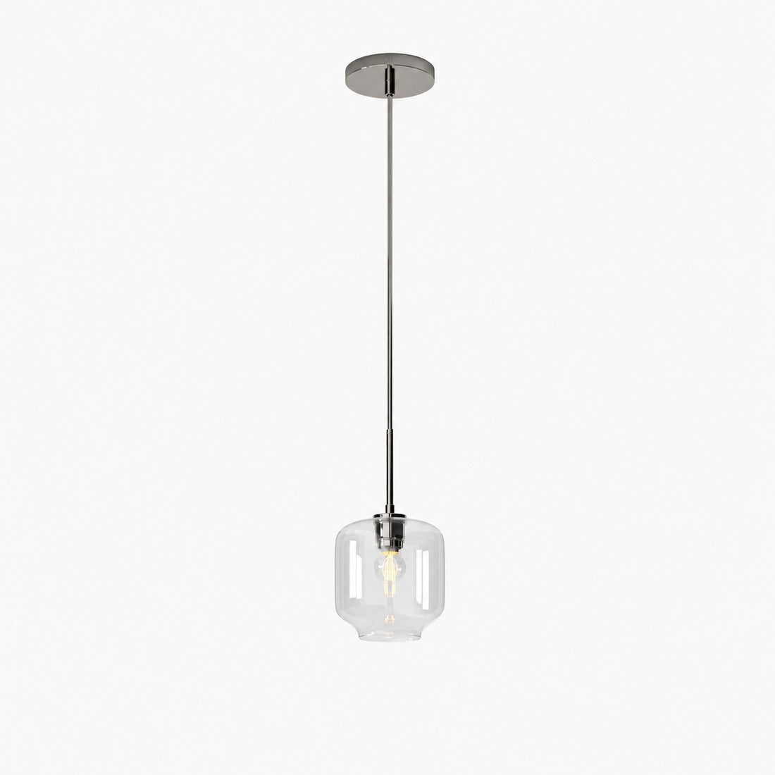 Lumivelle Pebble Pendant Light - Adjustable Glass Shade - Modern Lighting