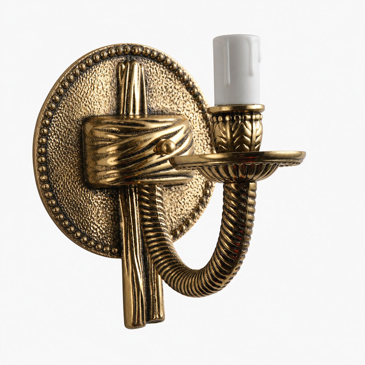 Cast Brass Sconce