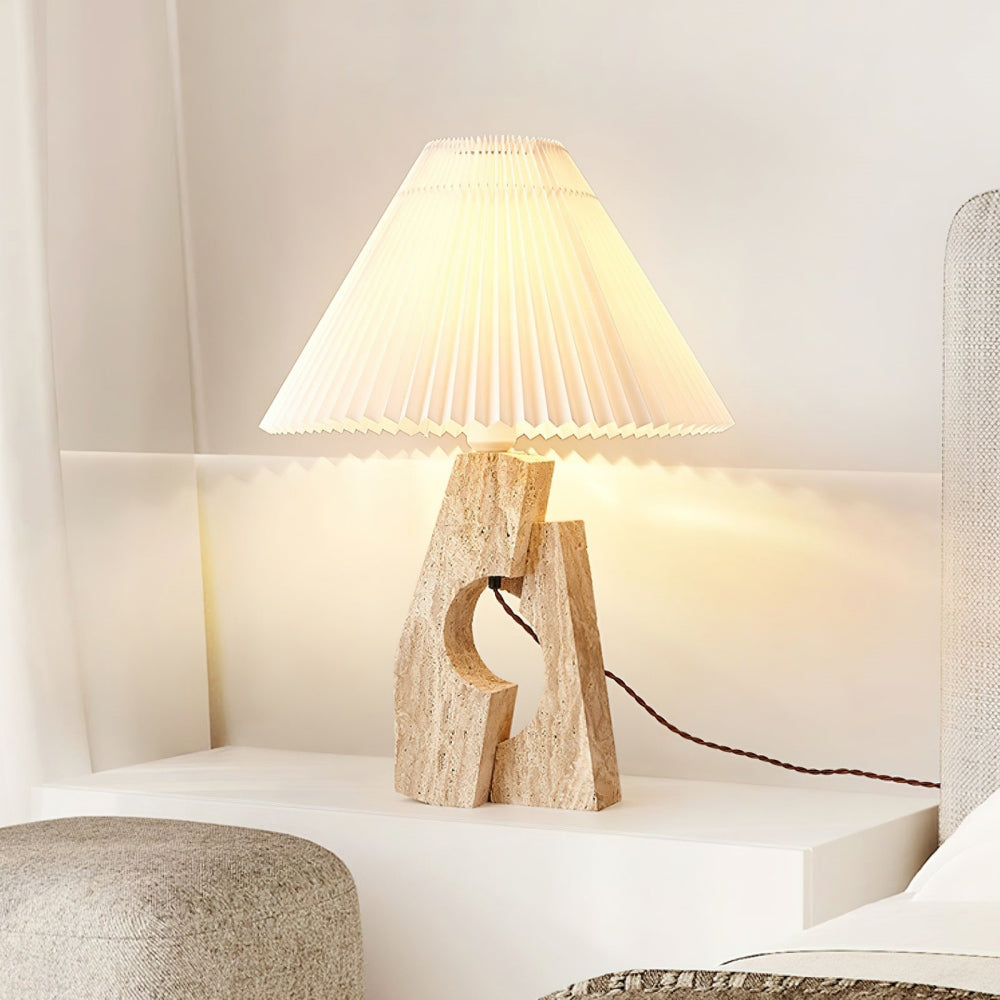Modern Artistic Stone Pillar Table Lamp