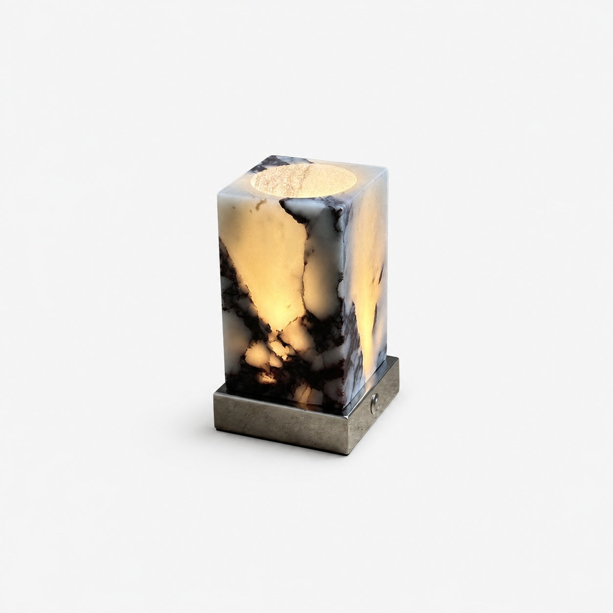 Cube Marble Table Lamp