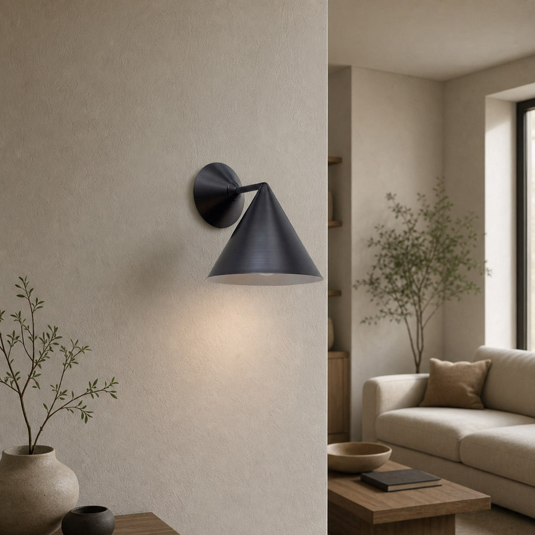 Brivana Outdoor Sconce - Modern Metal Wall Light