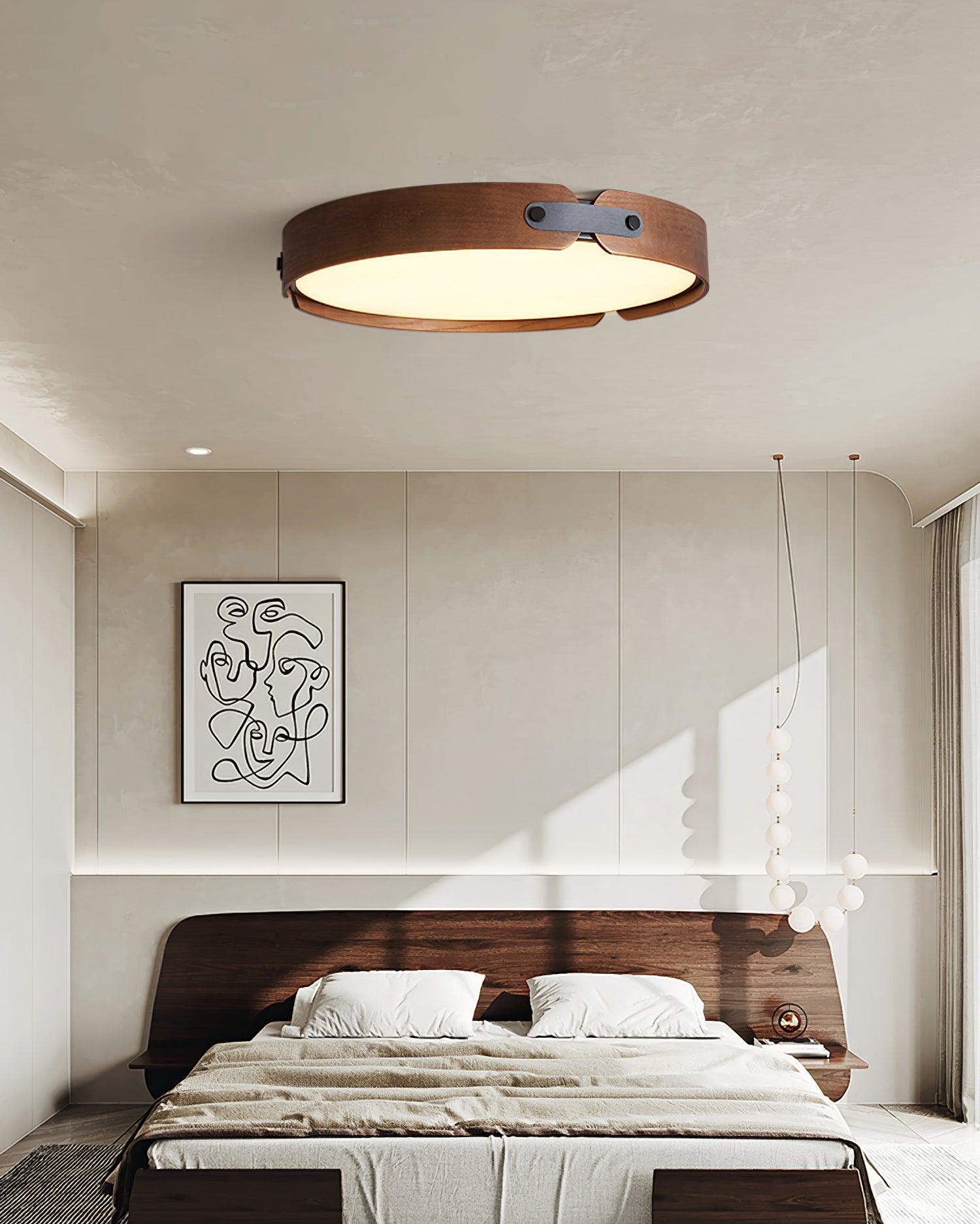 Drum Design Flush Mount Lighting