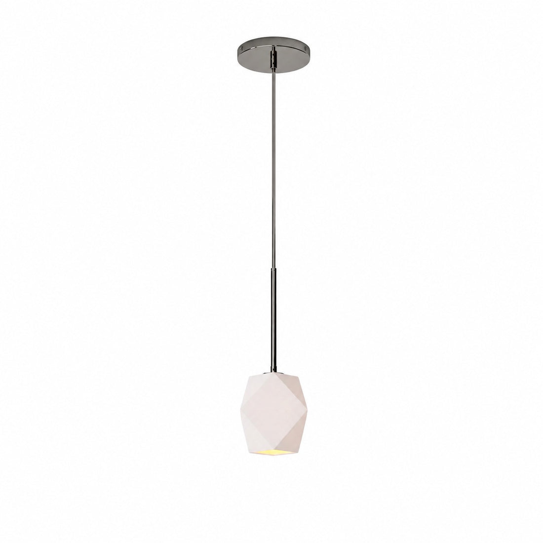 Talvior Faceted Pendant Light – Adjustable Glass Light Fixture
