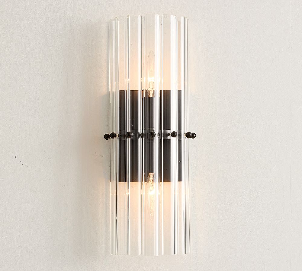 Lumora Crystal Wall Sconce – Elegant Lighting for Hallway & Bedroom