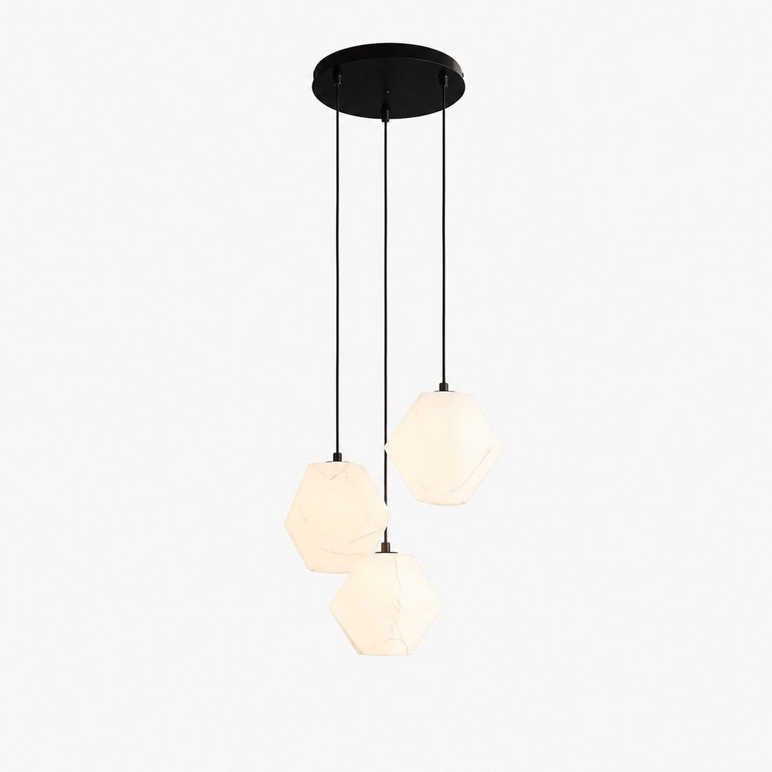 Talvior Geometric Modern Bathroom Sconce - Faceted Shade Light in Luxe Finishes