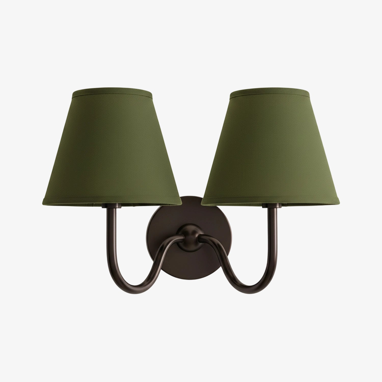 Luvora Vintage Pleated Shade Wall Lamp - Modern Brass Linen Wall Lighting