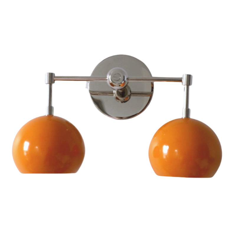 Orange Peel Loa Wall Sconce - Double Bubble Vanity Bath Wall Light