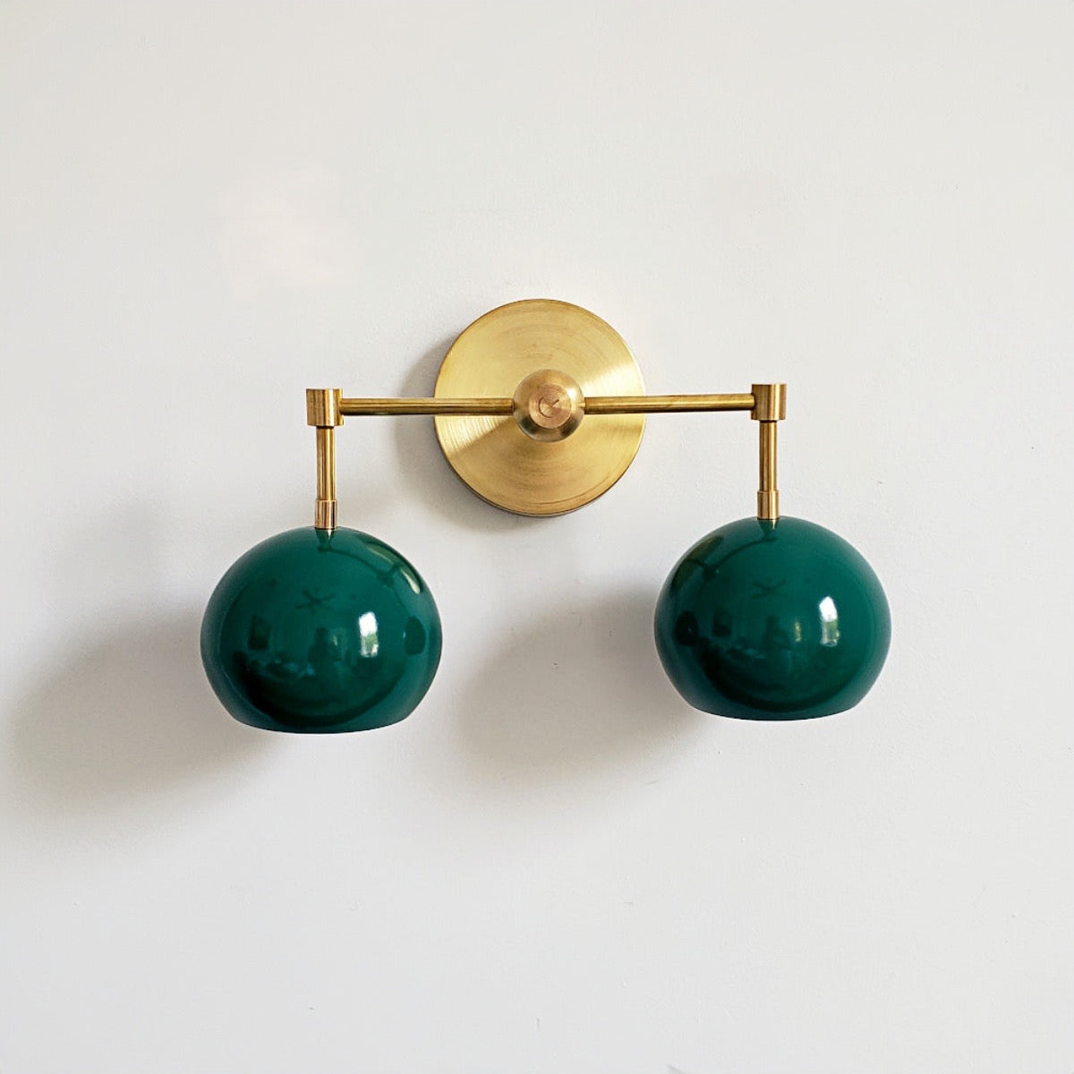 Spring Green Shades Sconce - Double Bubble Pop Vanity Wall Light