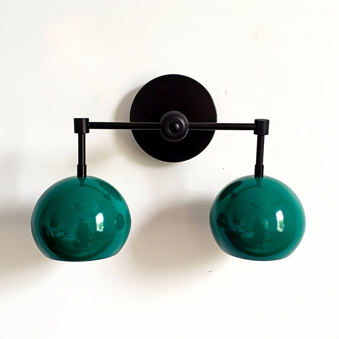 Spring Green Shades Loa Sconce - Double Bubble Pop Vanity Wall Light