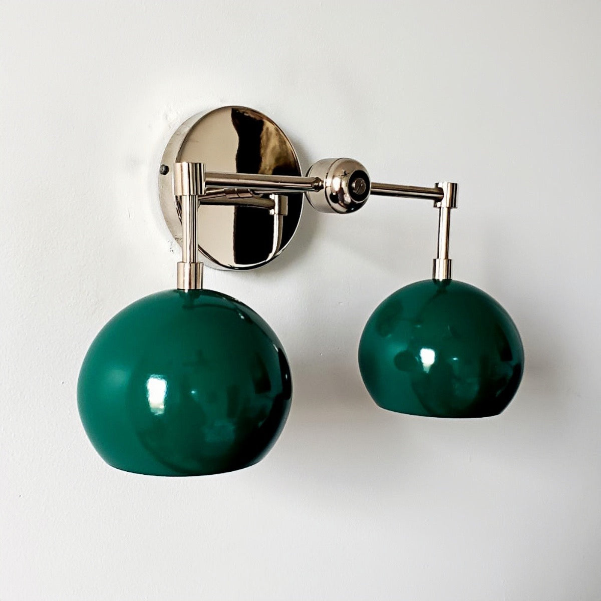 Spring Green Shades Sconce - Double Bubble Pop Vanity Wall Light