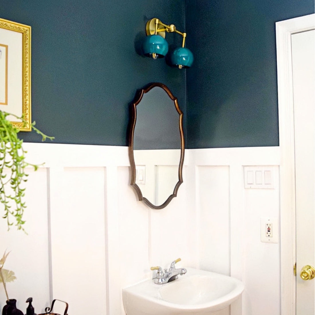 Spring Green Shades Loa Sconce - Double Bubble Pop Vanity Wall Light