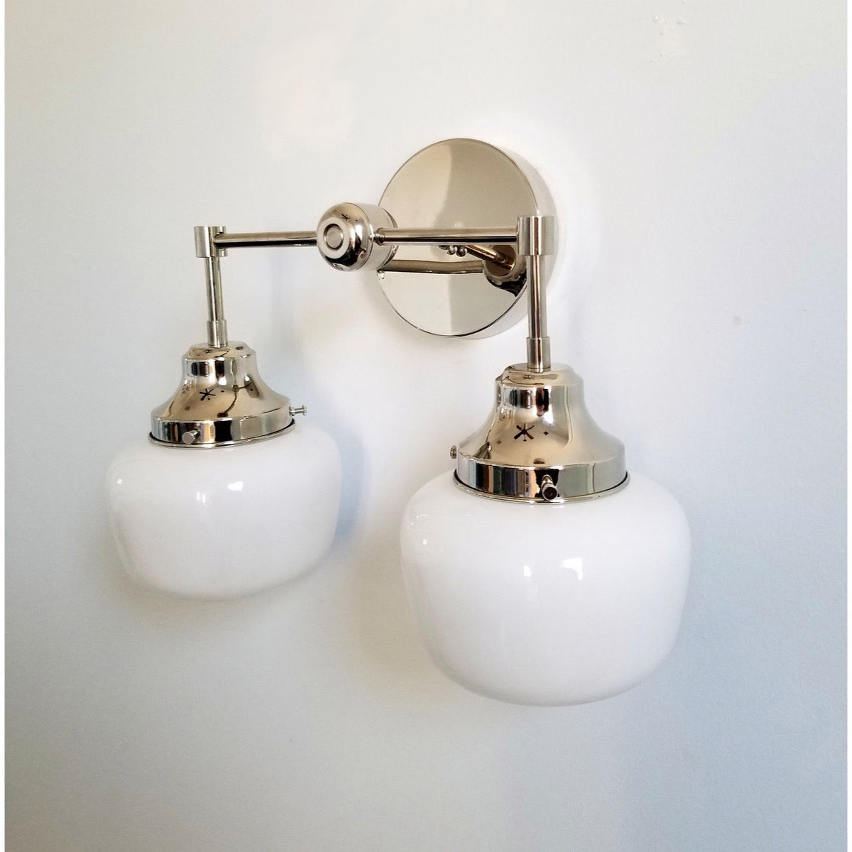 Double Wall Sconce - Metal Glass Bubble Pop Vanity Wall Light