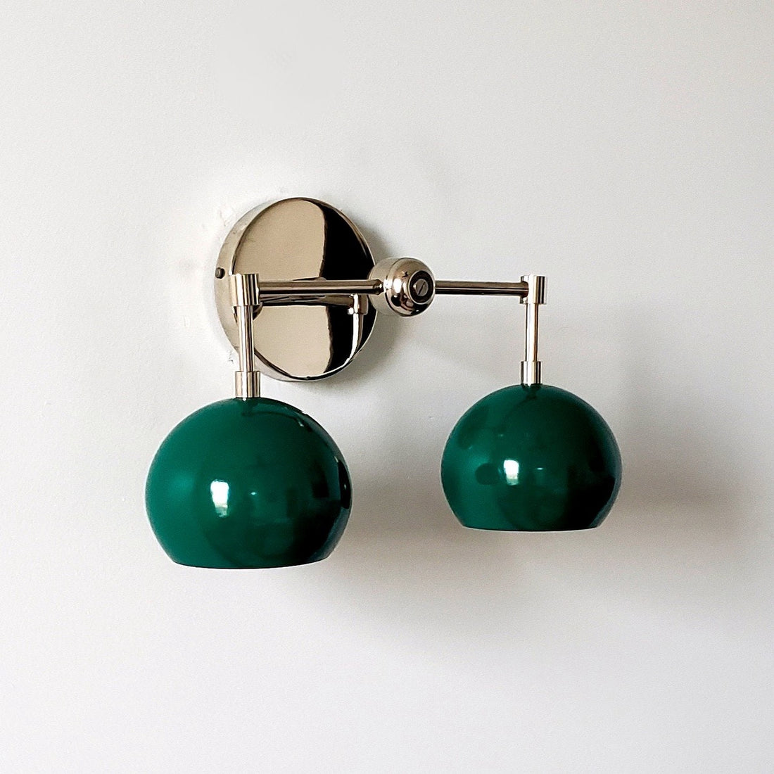 Spring Green Shades Loa Sconce - Double Bubble Pop Vanity Wall Light