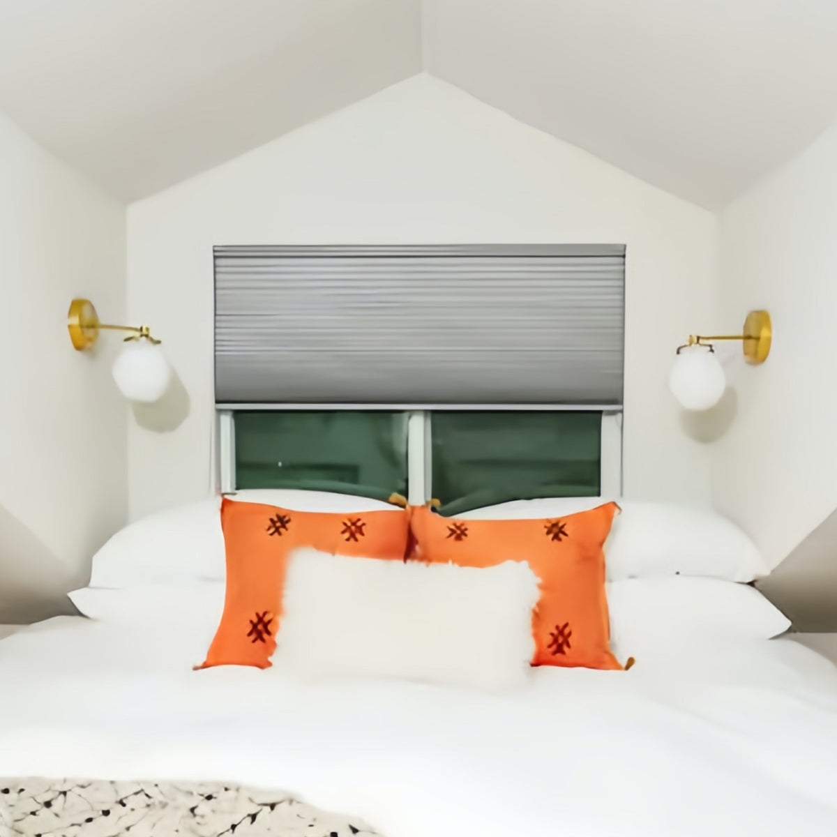 Minimalist Oversized Glass Wall Light - White Globe Sconce For Home