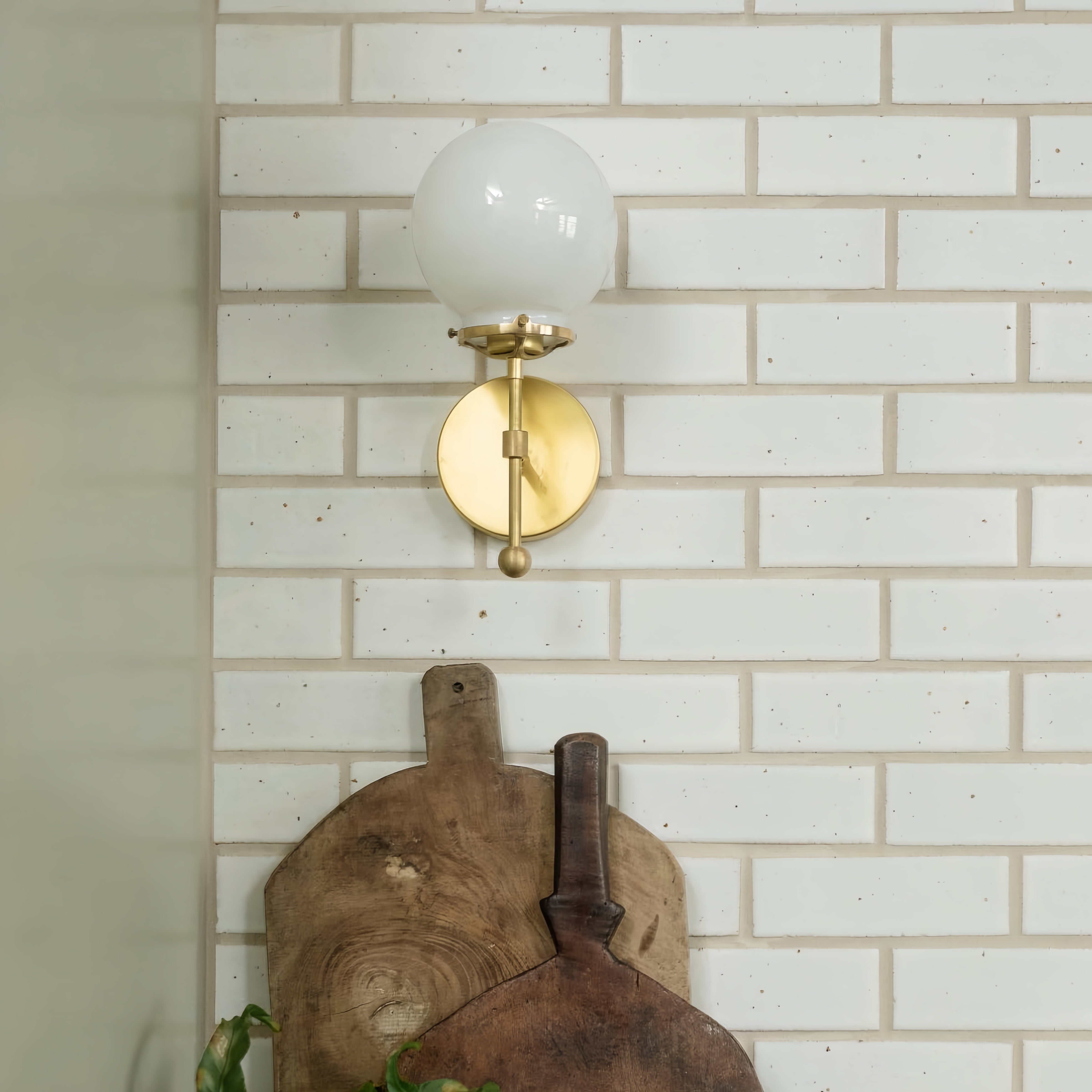 Modern Metal Globe Wall Light - Illuminate Your Space