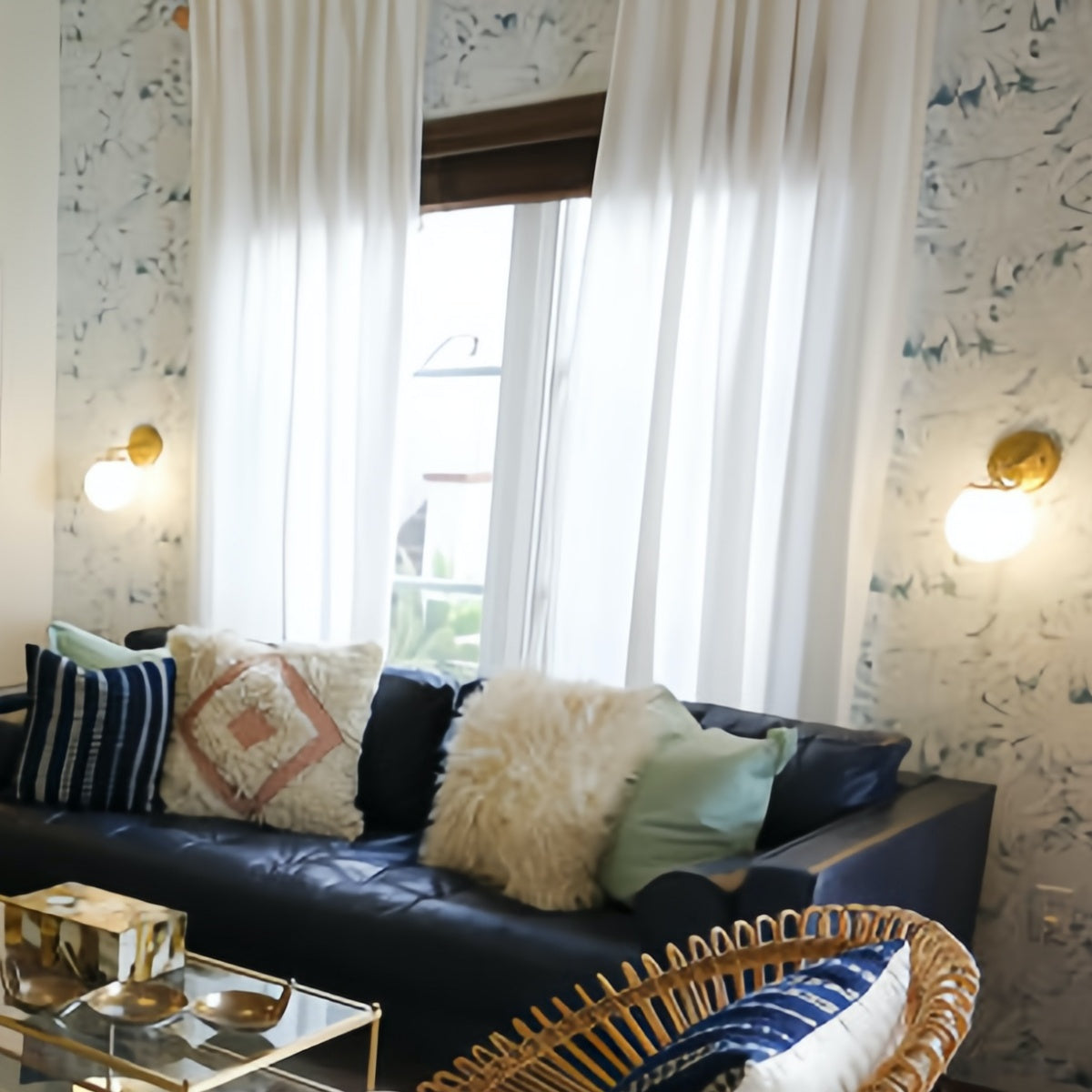 Minimalist Oversized Glass Wall Light - White Globe Sconce For Home