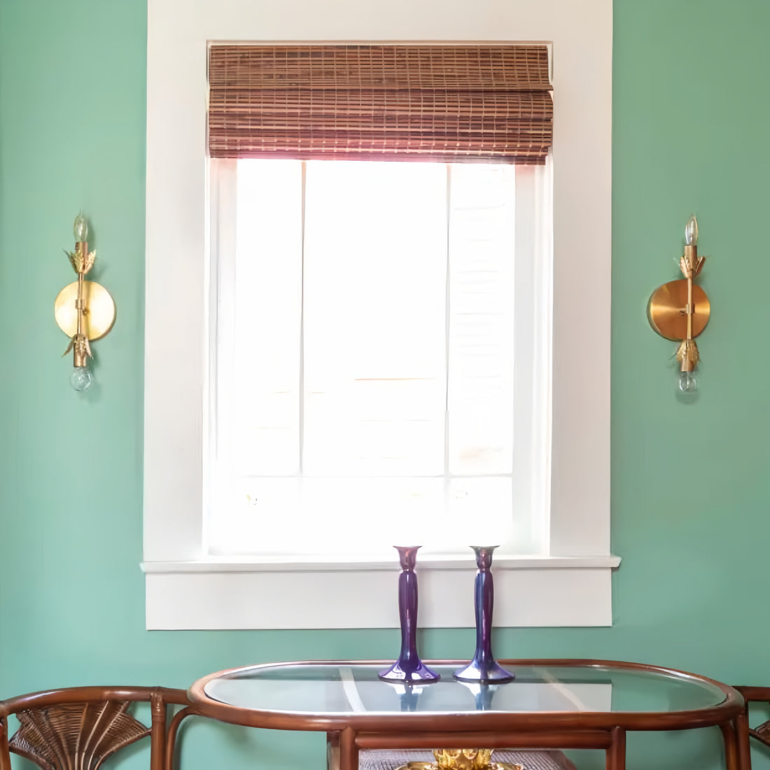 Romantic Polished Copper Wall Sconce - Modern Gilded Accent Light