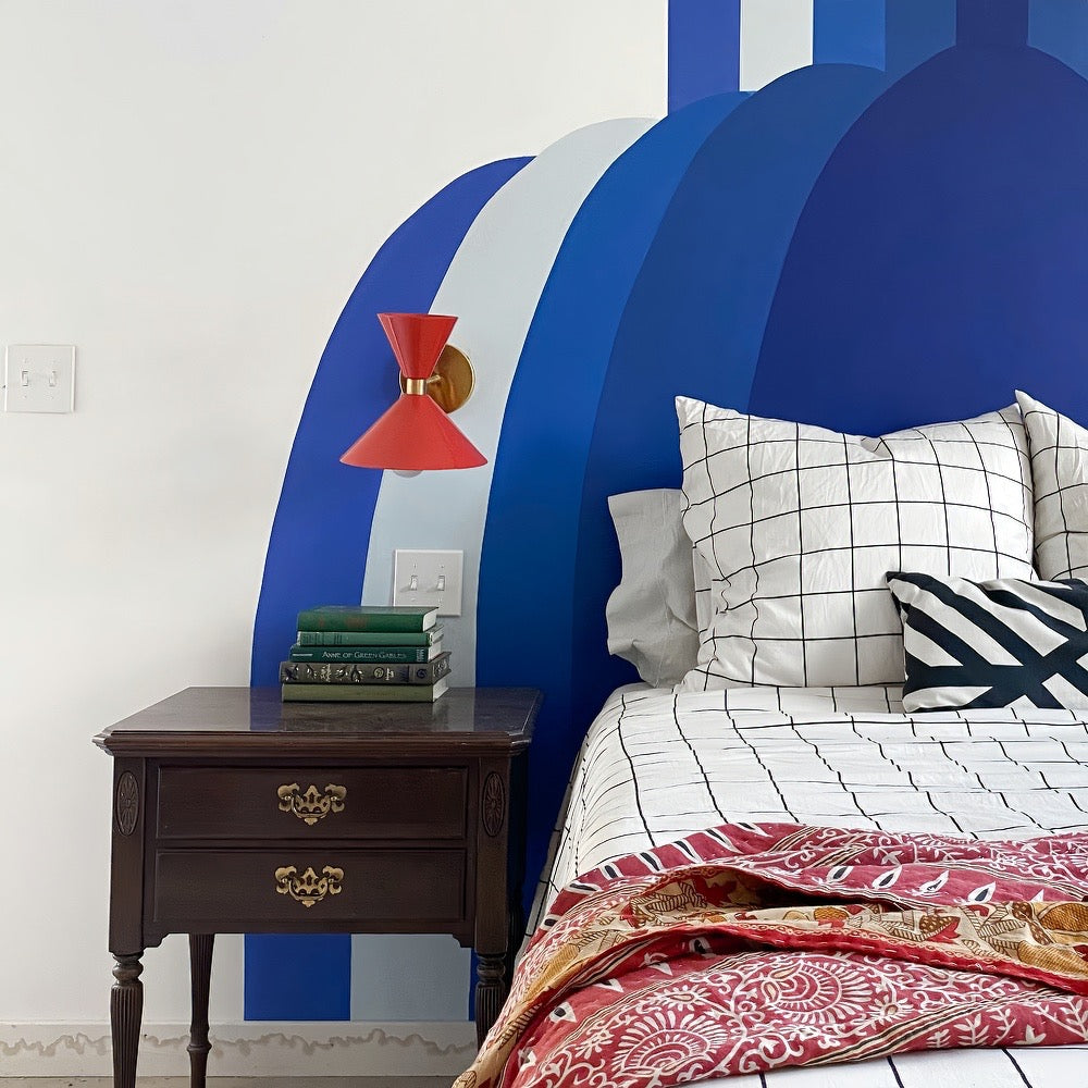 Brass Cone Wall Sconce - Hourglass Lighting for Home Spaces