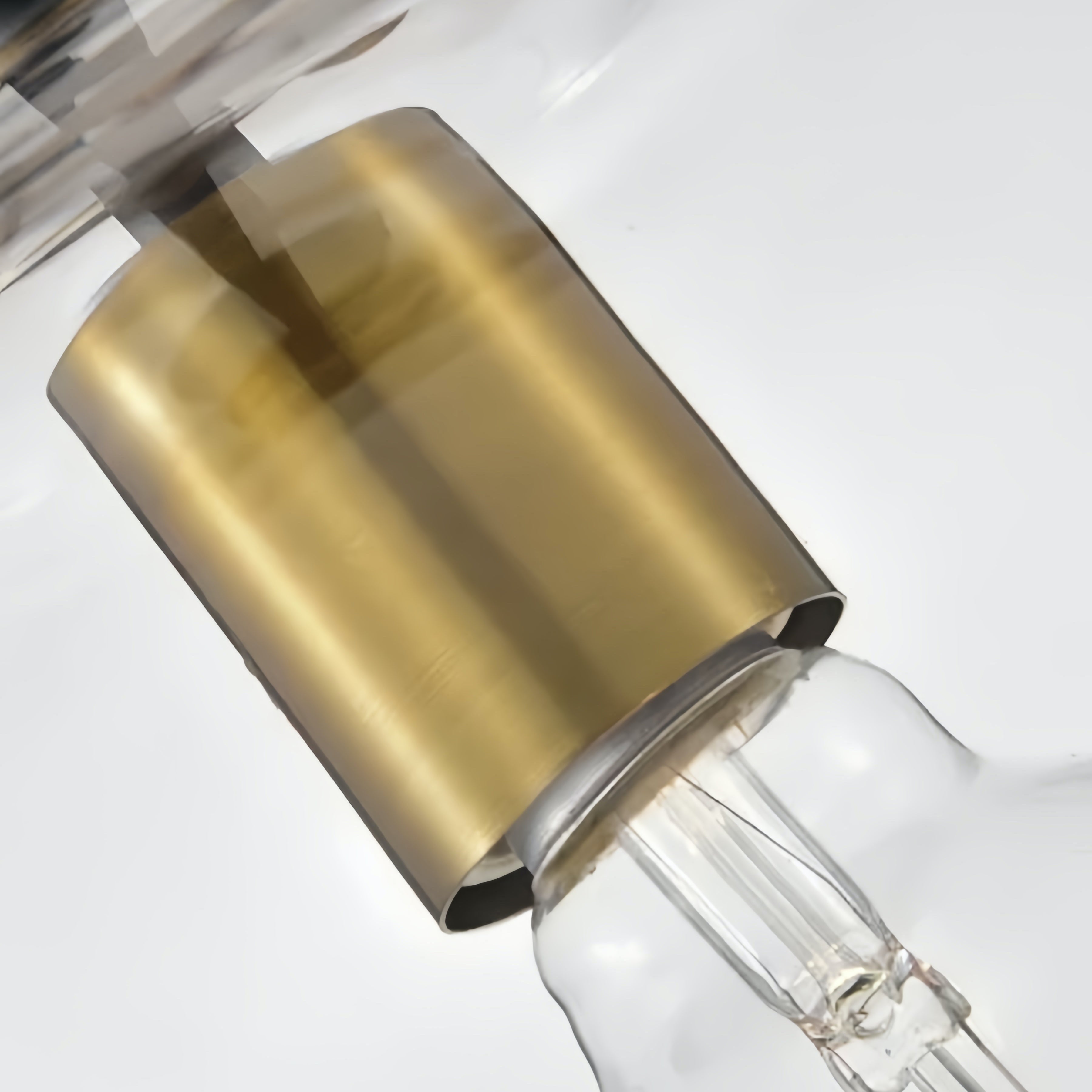 Machinist Glass Globe Pendant Light - Ball Clear Glass Lamp with Chain