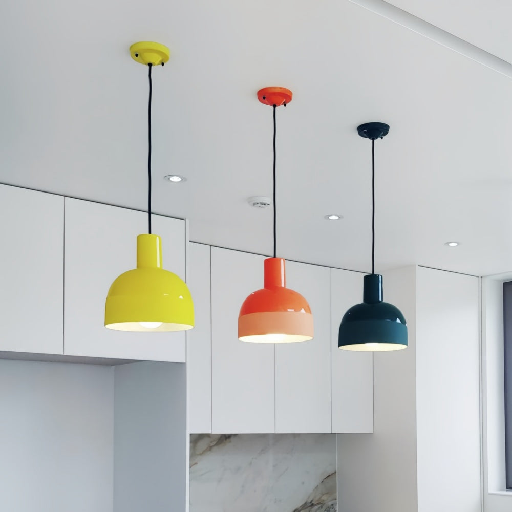 Modern Dome Shape Ceramic Pendant Light