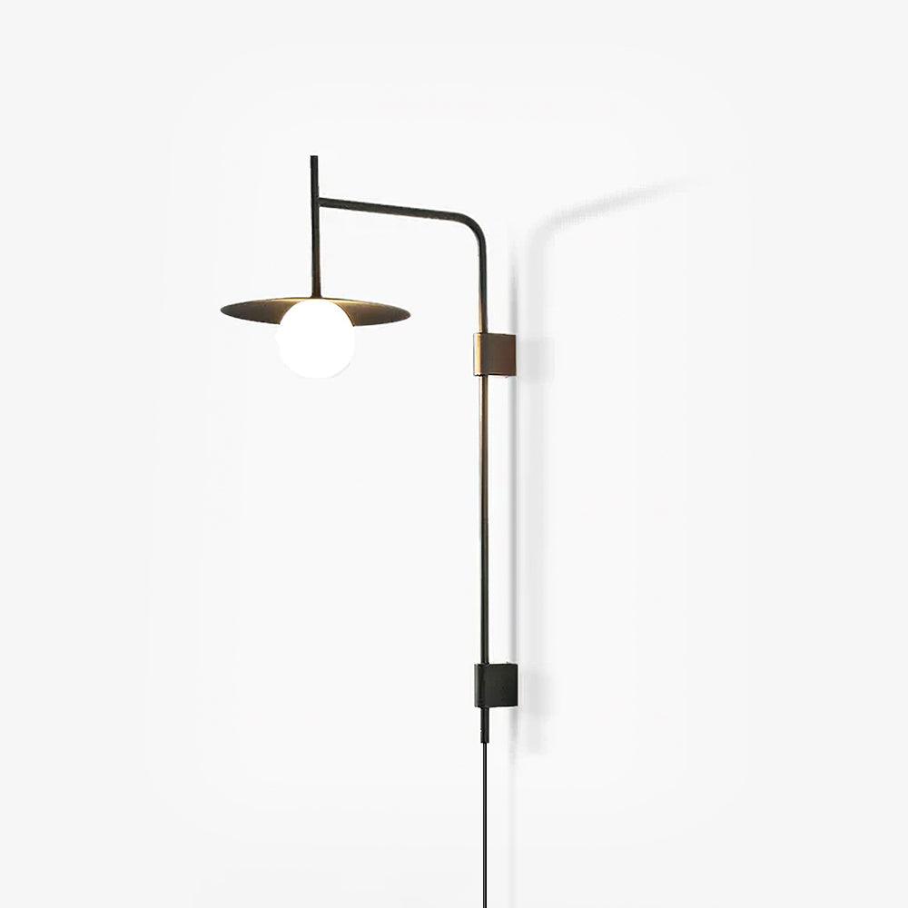 Gea Metal Swing Arm Wall Lamp - Scandinavian Minimalist Nordic Sconce