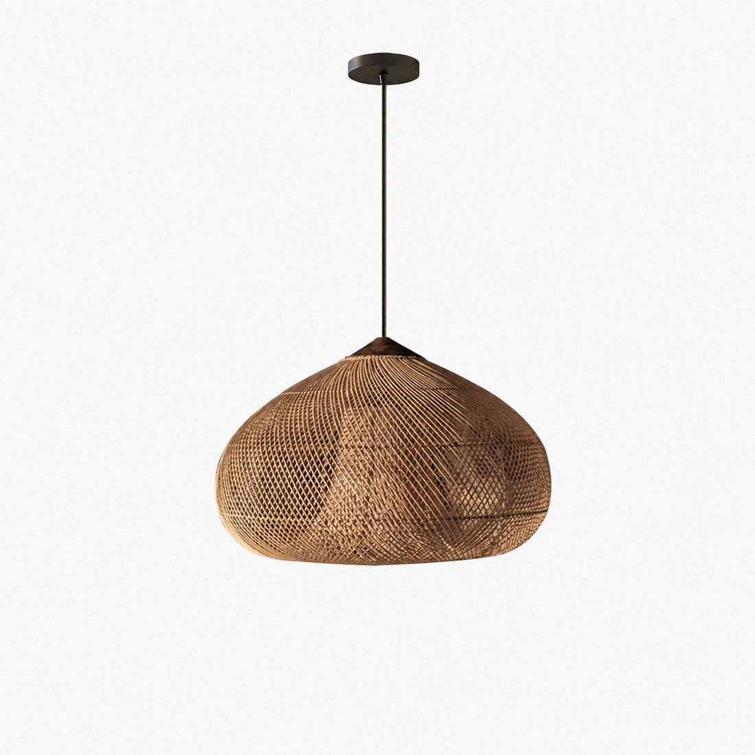 Harp Braided Rattan Pendant Lamp
