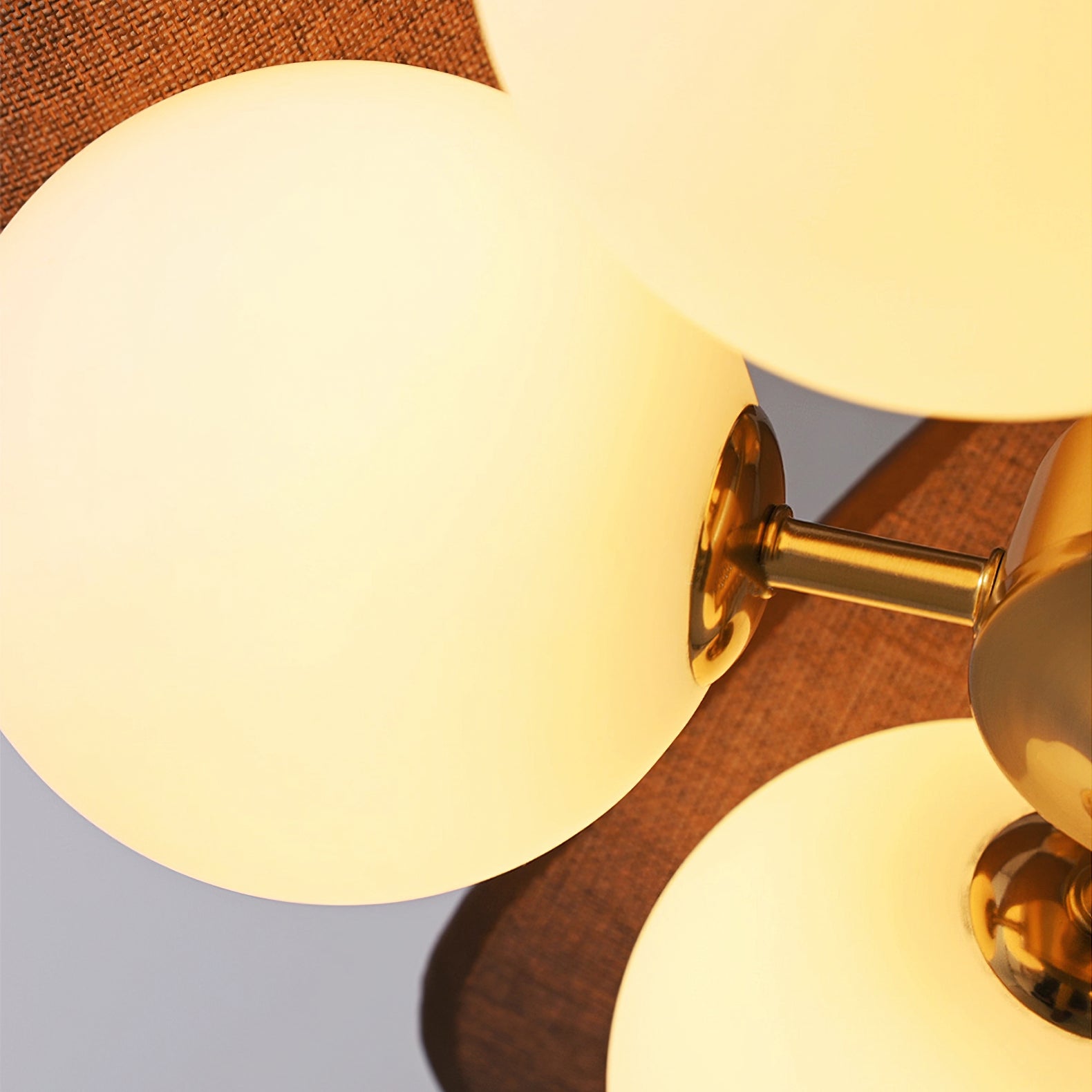 Orrise Series Sculptural Globe Cluster Pendant Lamp - Metal and Glass Pendant Light