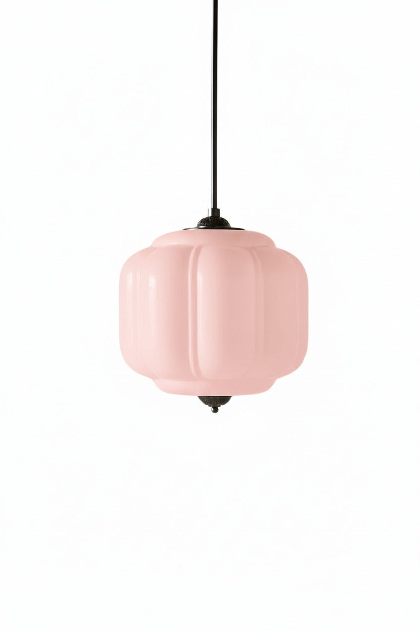 Eloise Vintage Glass Chandelier - Milk Glass Home Accent