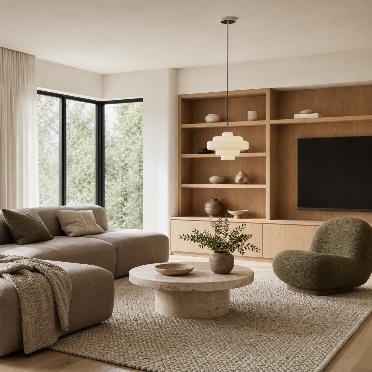 Koloro Millie Glass Pendant Light - Retro Style with Modern Elegance
