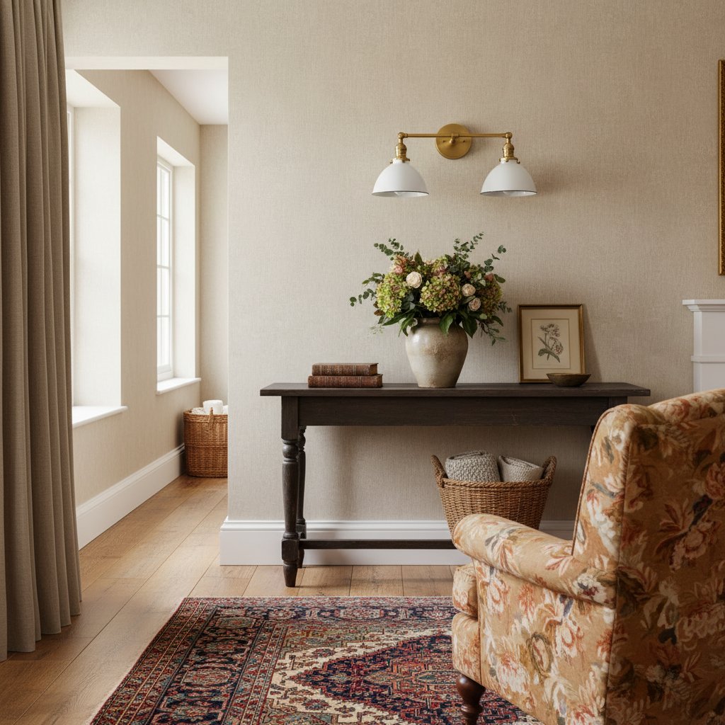 Conique Metal Dual Head Wall Fixture with Classic Shades – Industrial Vanity Lamp