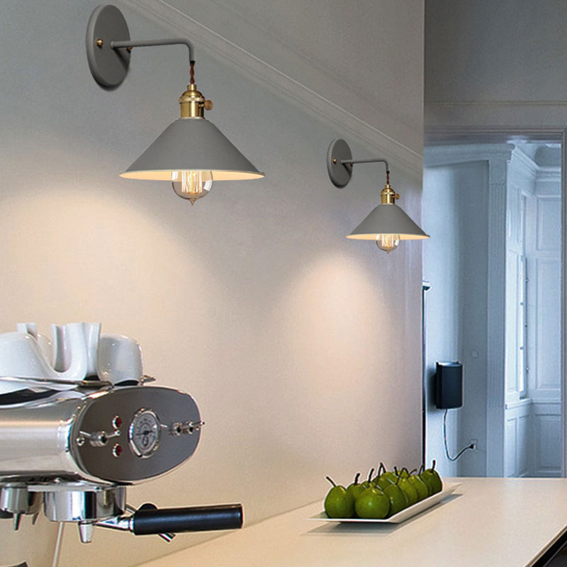 Antique Colored Metal Wall Light