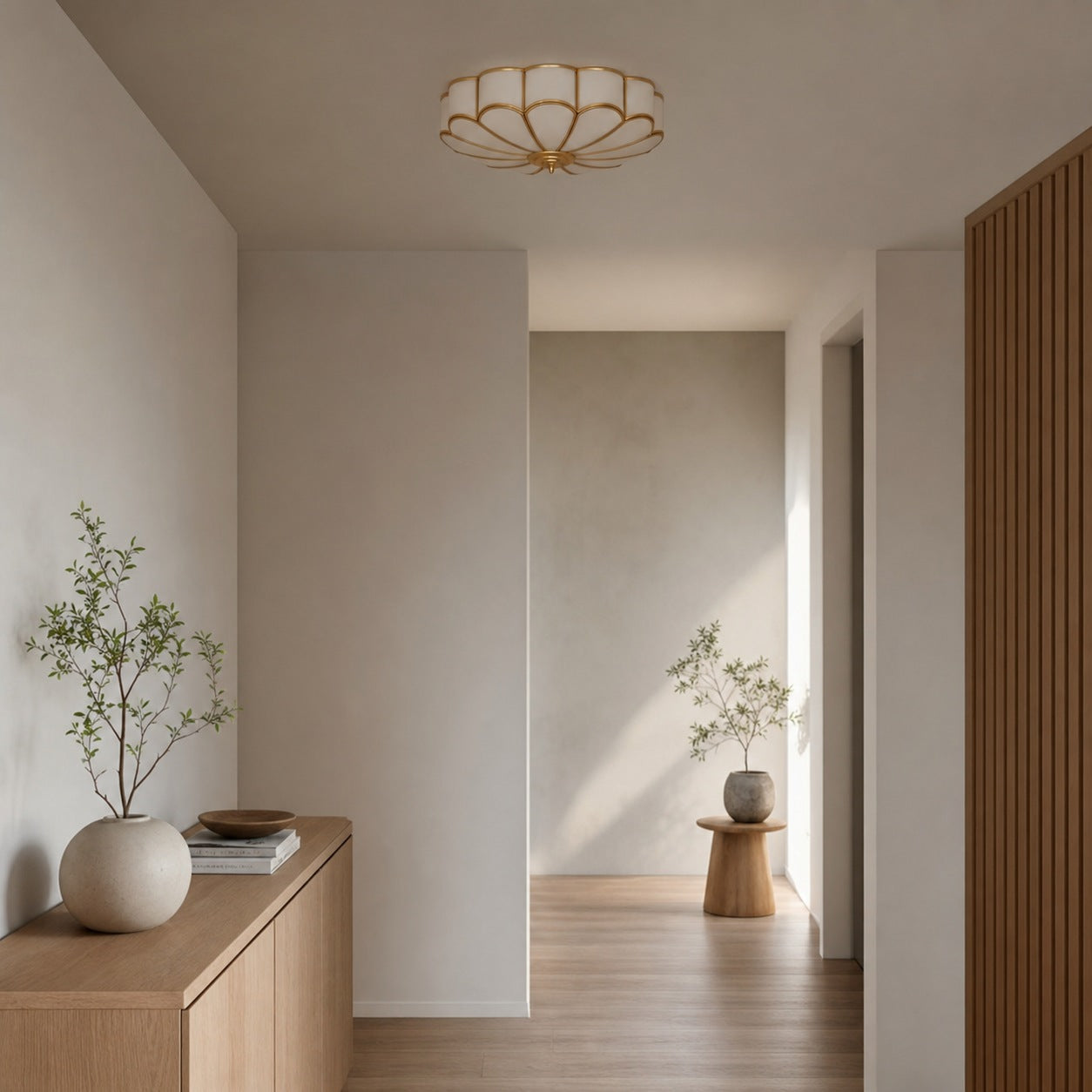 Silunavo Modern Ceiling Lamp with Floral Inspired Design for Living Room Statement