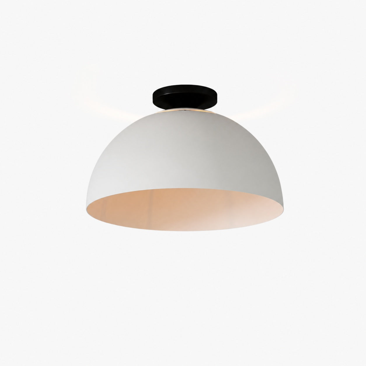Parvion Modern Sculptural Flush-Mount Ceiling Light