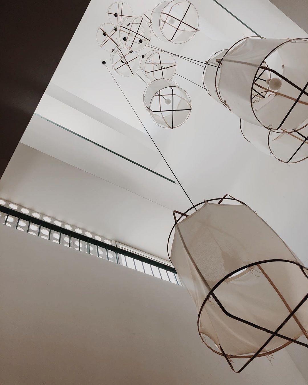 Straight Hollow Tulle Pendant Lighting